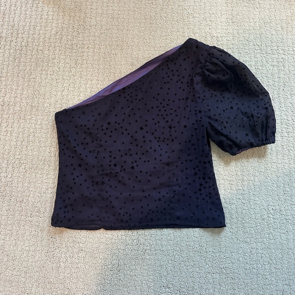 Majorelle Marcelo Top with Navy Stars Pattern - Picture 8 of 8